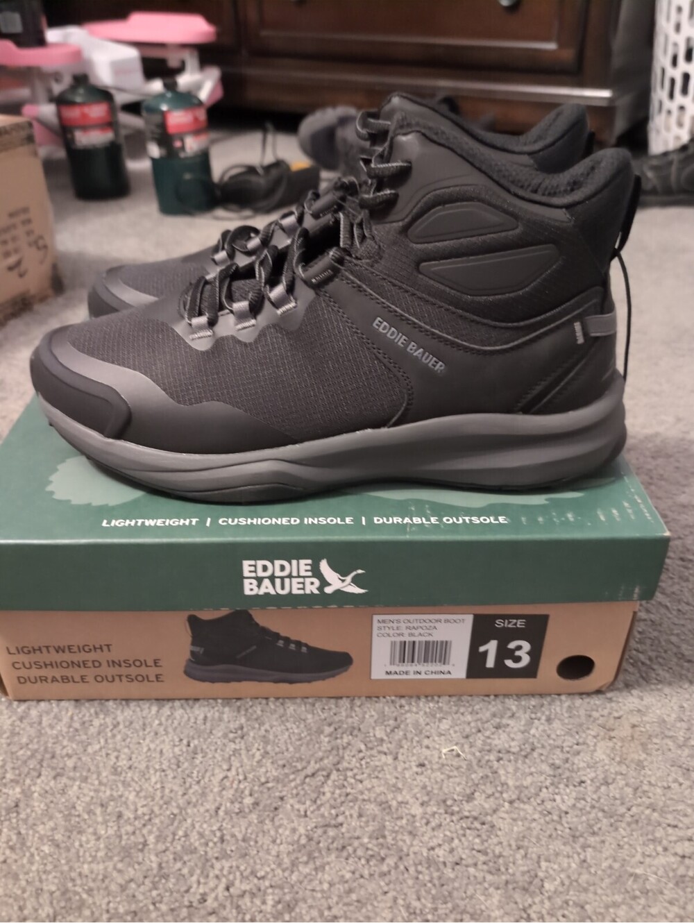 Eddie Bauer Men's Rapoza Outdoor Boot  Size 13 New In Box